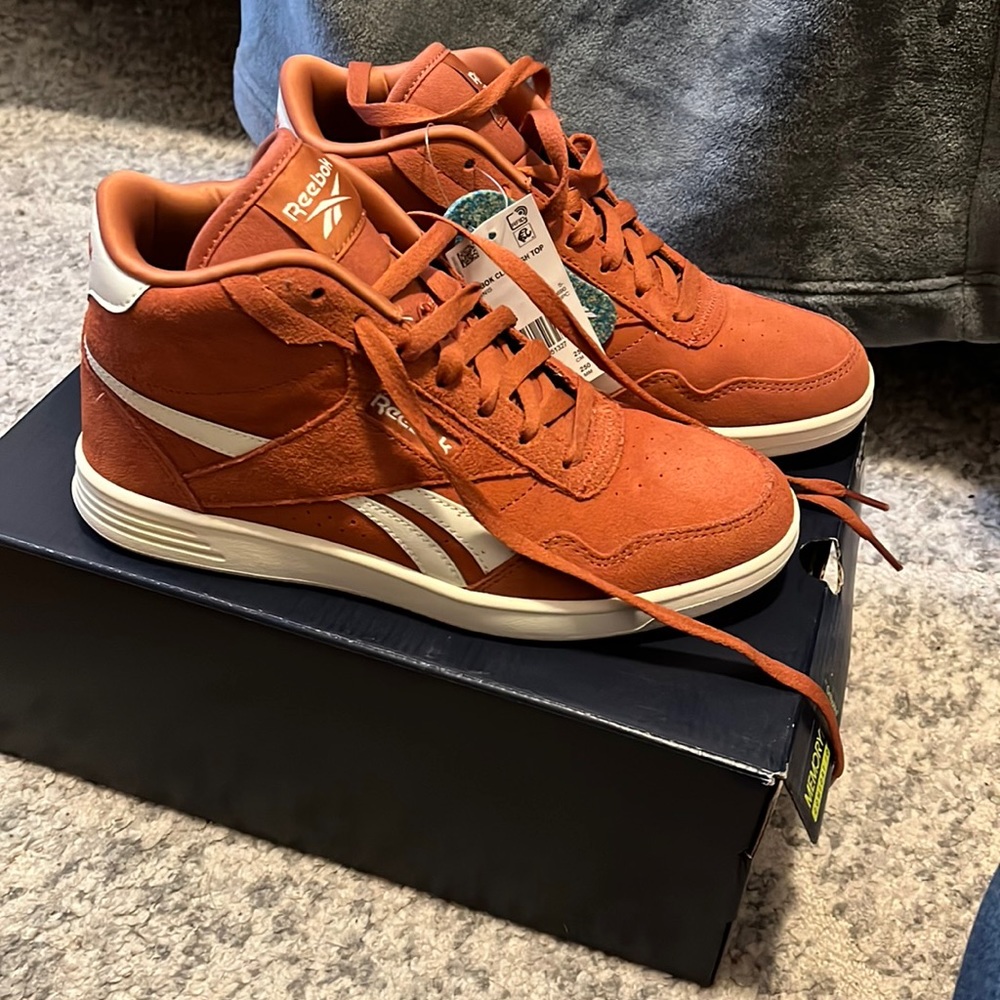 Reebok Rust/orange high top